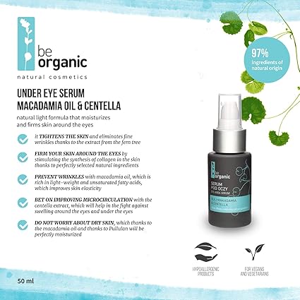 be organic eye area serum