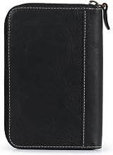 LONDO Genuine Leather Padfolio with Pencil Holder Black Notepad ZIP view 6