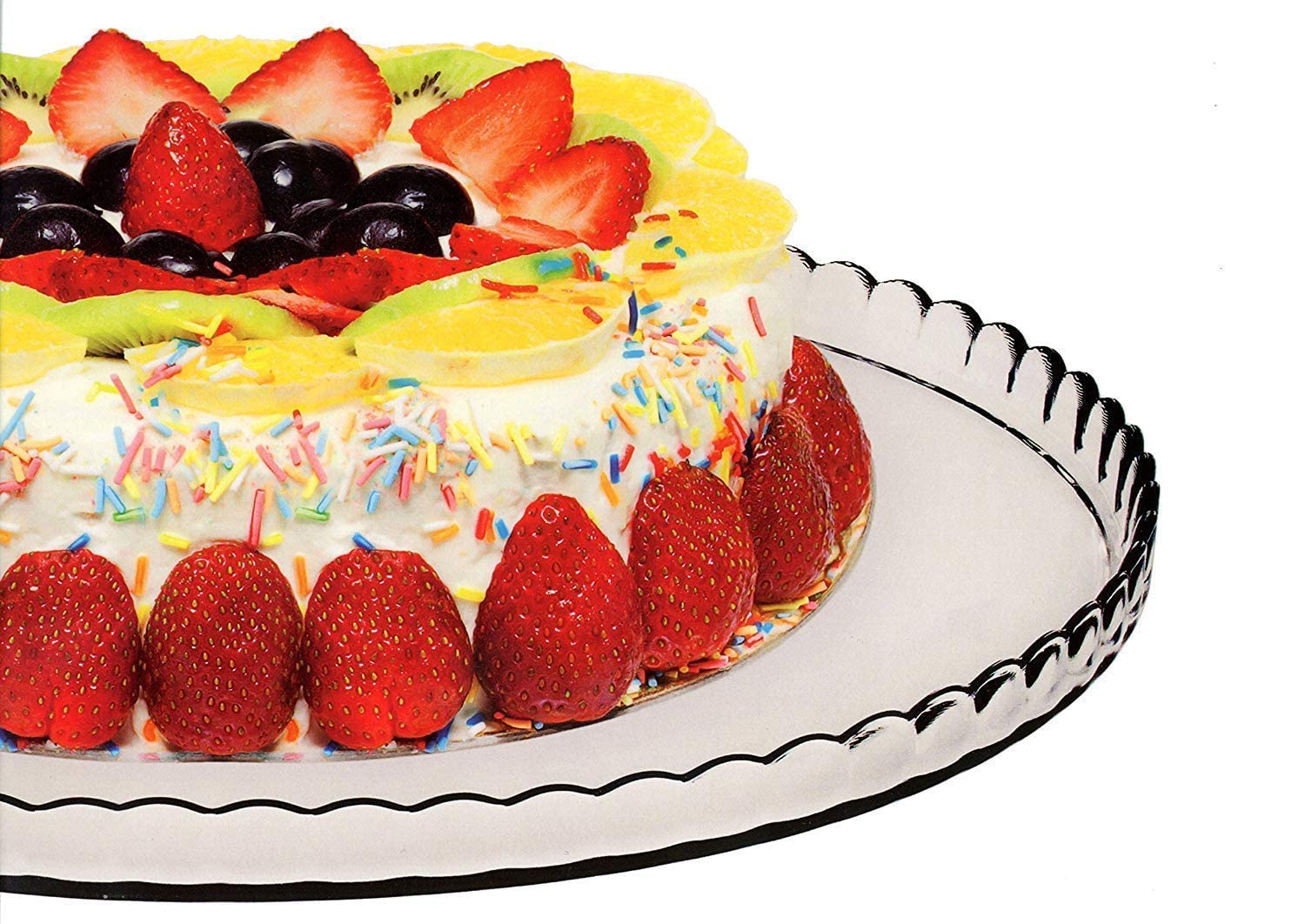 Pasabahce Patisserie Series 10345 Cake Plate 32.2 cm Transparent