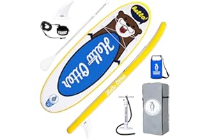 Tuxedo Sailor Kids Inflatable Paddle Board Lightweight and Safe Fishing Stand Up Paddle Board for Adults with Accessories