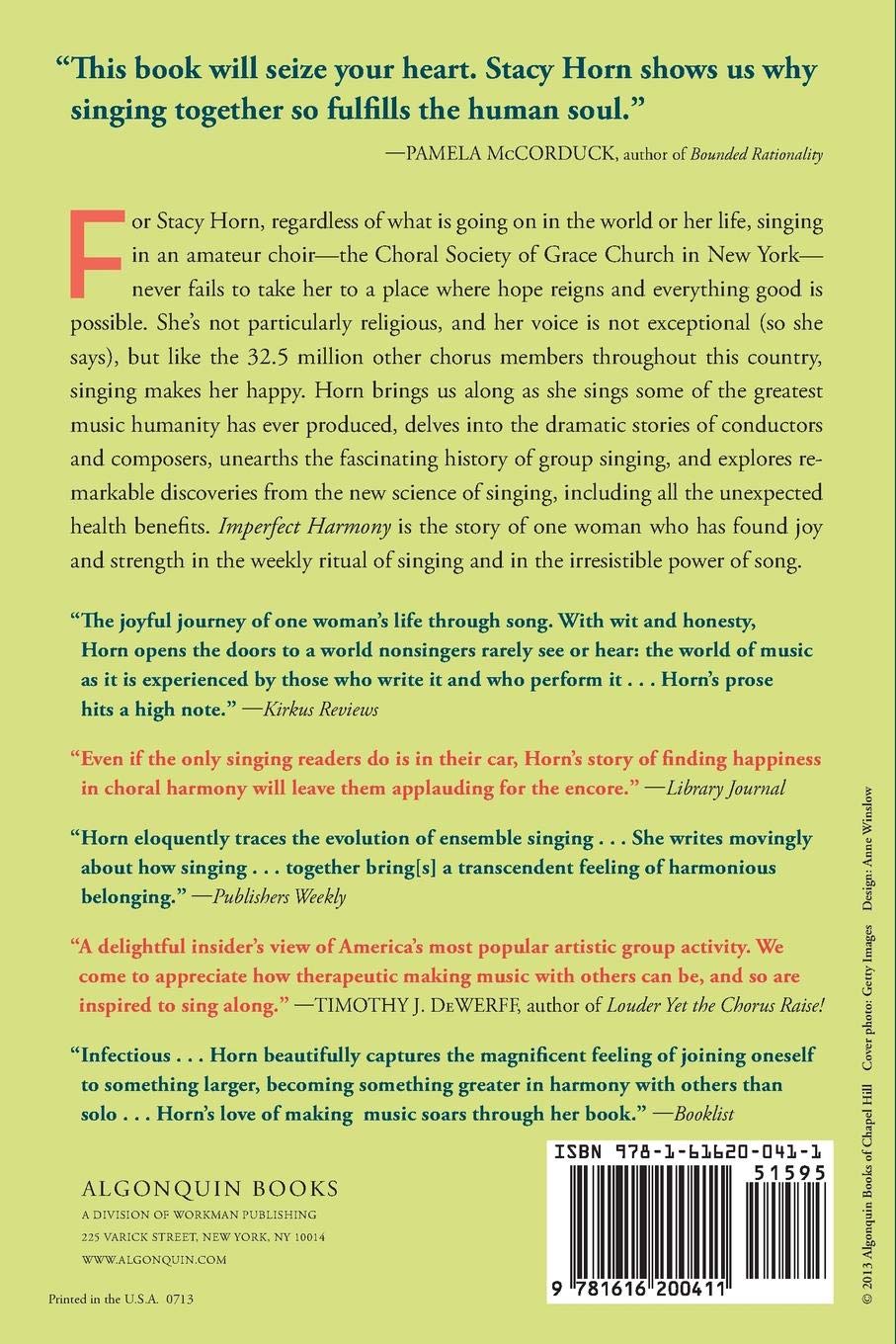 Imperfect Harmony Finding Happiness Singing With Others - 