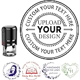 Custom Stamp,Self Lnking Personalized Log Stamp,9 Colors,4 Sizes | Signing Name,Rubber Stamps For Business,Return Address Stamp