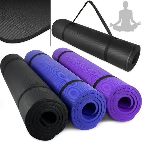 Deuba Yogamatte Gymnastikmatte Pilates 180 x 80 x 1,5 cm
