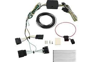 DREAMDRAGON 56336 Vehicle-Side Trailer Wiring Kit, 4-Way Flat Trailer Connector Compatible with 2014-2022 Dodge Durango