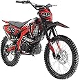 X-PRO 250cc Dirt Bike Pit Bike Gas Dirt Bikes Adult Dirt Pitbike 250cc Gas Dirt Pit Bike,Red