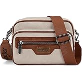 Wrangler Crossbody Bag for Women Multi Pocket Crossover Bag Shoulder Pursea with Adjustable Strap