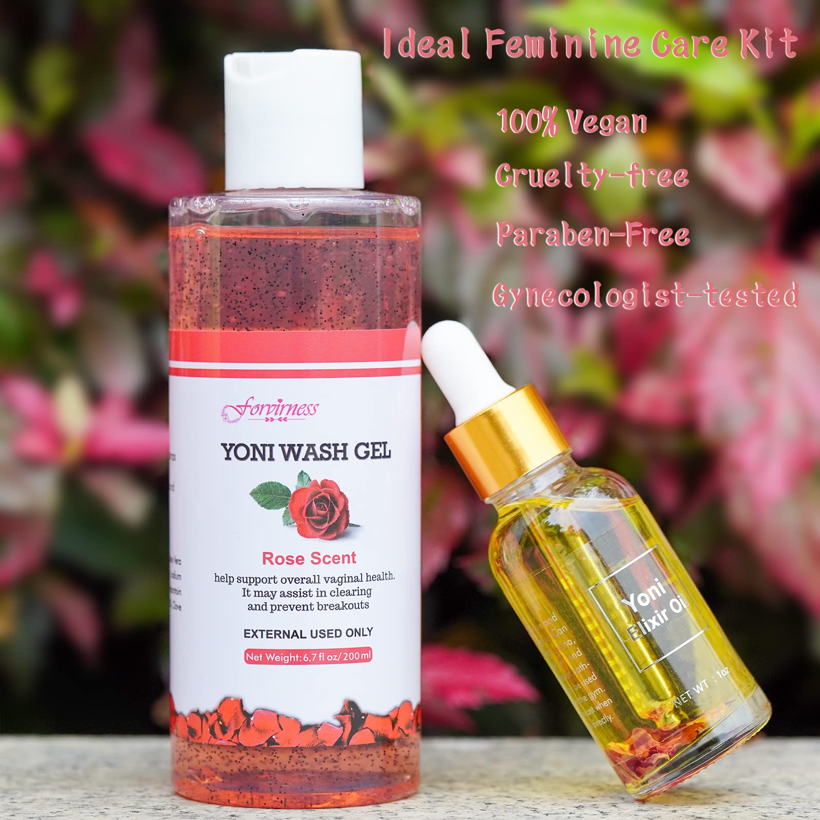 Mua Feminine Wash, Natural Yoni Oil Set, Vaginal Wash with Cleaning ...