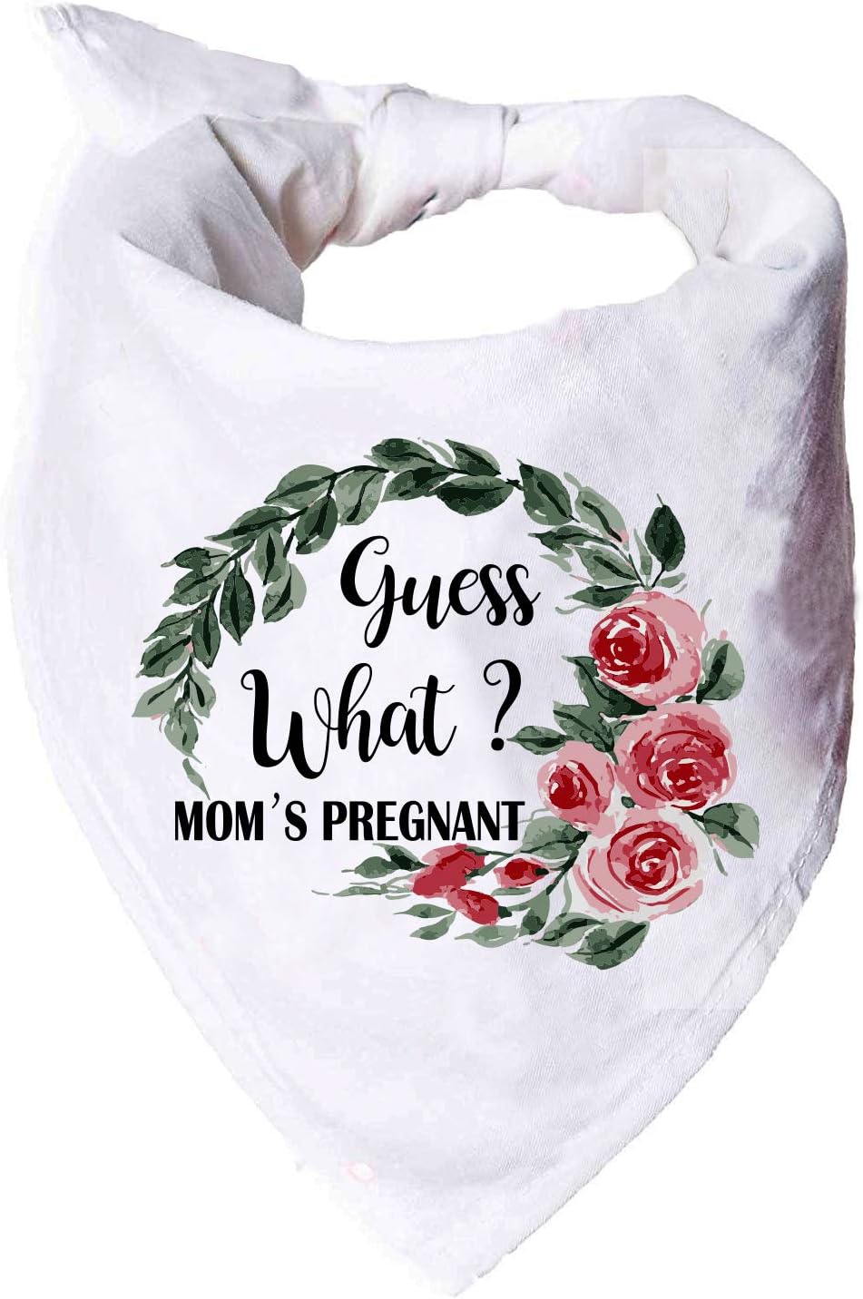 YouFangworkshop My Mom is Pregnant Announcement Dog Bandana, Gender Reveal Photo Prop Pet Scarf Decorations Accessories, Pet Scarves Dog Lovers Owner Gift