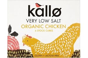 Kallo Organic Very Low Salt Chicken Stock Cubes (6x8g)