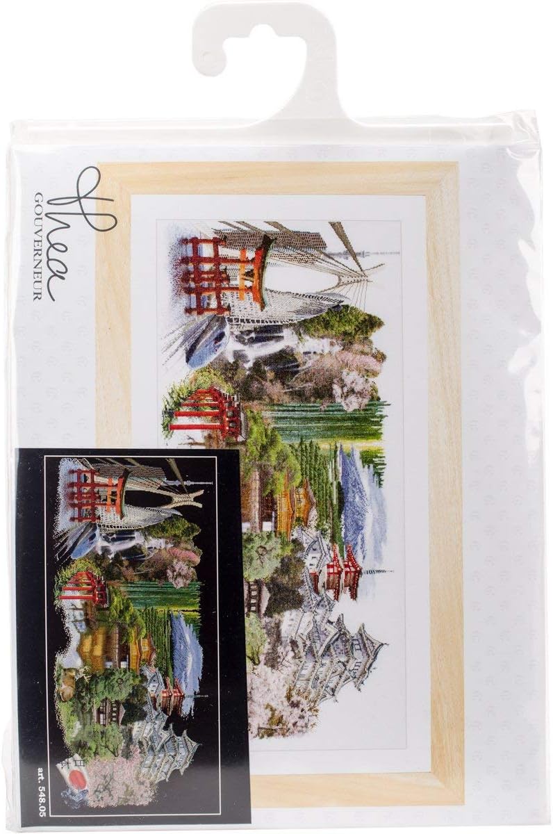 Thea Gouverneur Japan Black Edition On Aida Counted Cross Stitch Kit31