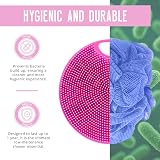 flexii Silicone Body Scrubber Premium Exfoliator Pink view 4