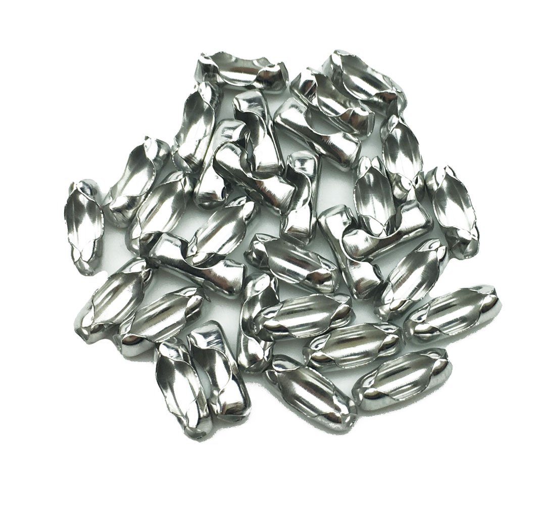 Hyamass 10 Yards 3mm Diameter Stainless Steel Beaded Pull Chain