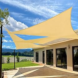 Artpuch 16'x16'x16' Sun Shade Sail Curved