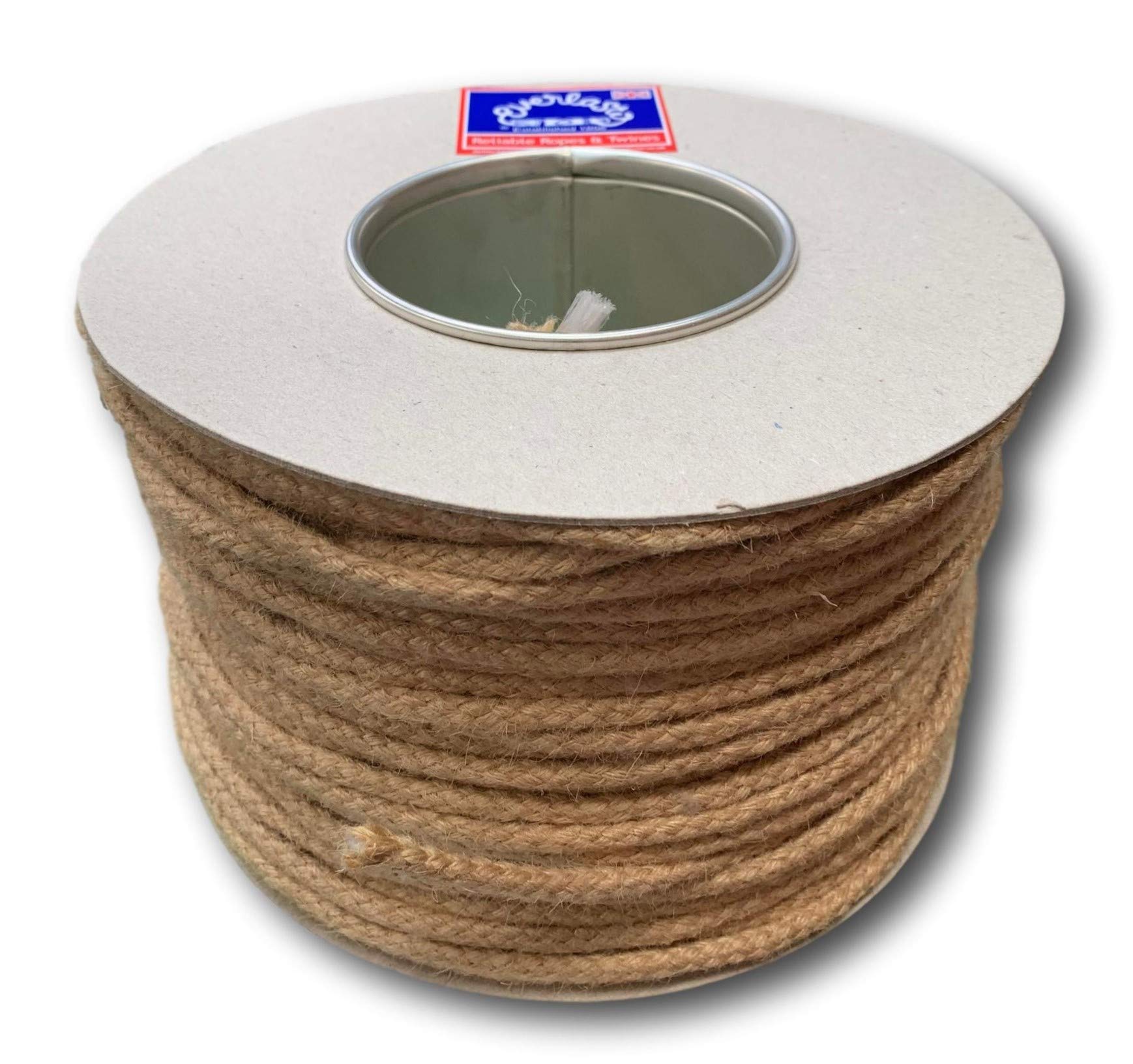 Everlasto Plaited Jute Sash Cord with Strong Polypropylene Core No.5 (7mm) x 100M