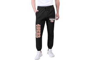 Ultra Game Men's NFL Official Super Soft Game Day Jogger Sweatpants