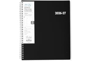 Blue Sky 2026-2027 Weekly and Monthly Academic Year Planner Calendar, July 2026 - June 2027, 8.5" x 11", Flexible Cover, Wire