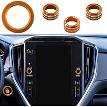 Amazon.com: LOCOY 音量旋鈕蓋,適用於Subaru Crosstrek/Impreza 配件 ...