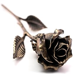 MakuliSmit Handcrafted Bronze Rose – 8th & 19th