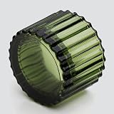 Vohocandle Green Tea Light Holders 12 pcs Glass Tealight Votive 5x3.5 cm view 6