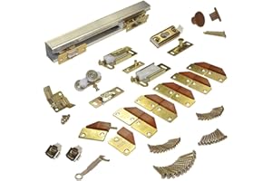 Johnson Hardware 100FD Commercial Grade Bi-Fold Door Hardware (72" - 4 Door System)