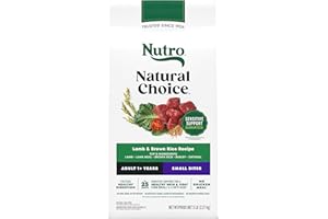 Nutro Natural Choice Adult Small Bites Dog Food, Lamb & Brown Rice Recipe, 5 lb. Bag