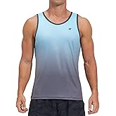 EZRUN Men's Tank Tops Quick Dry Workout Swim Beach Shirts Sleeveless Shirts for Bodybuilding Gym Fitness Training