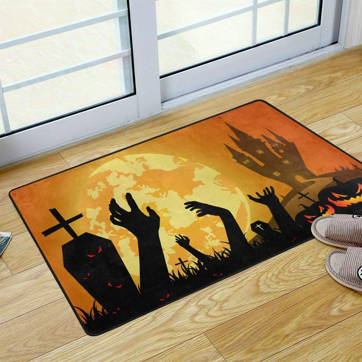 Mr.Lucien Door Mat Zombie Arm Halloween Night