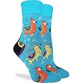 Cows in a Field Cotton Crew Socks by Good Luck Sock