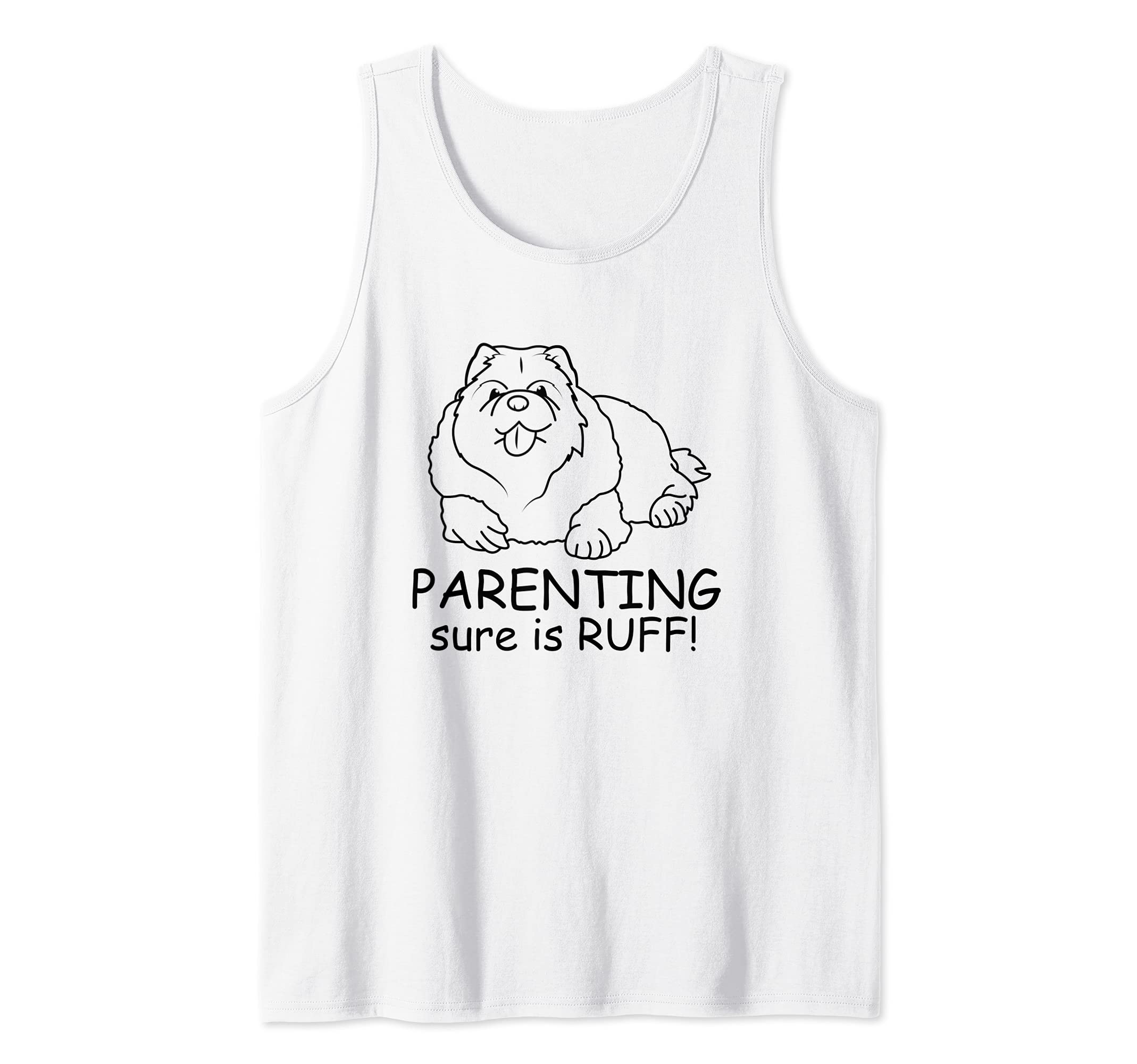 Chow Chow Dog Love-r Cute Funny Dog Mom Tank Top