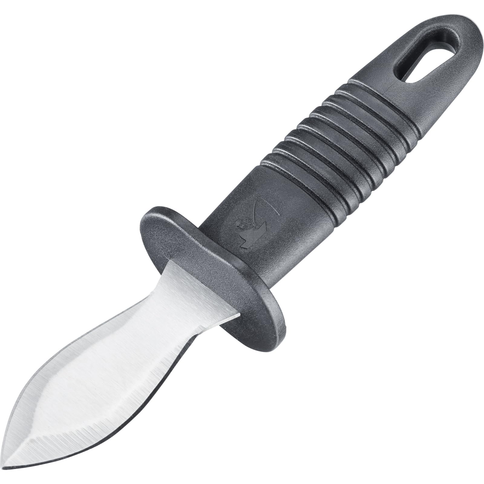 Westmark Oyster Opening, Double-sided sharpened and forged blade, Length: 19.7 cm, Stainless steel/plastic, Silver/Black, 66152270