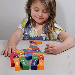 TOWO Wooden Giraffe Alphabet Blocks and Number