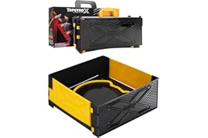 BGOVTAPO Foldable Portable X Stadium Arena with Carry Handle, Yellow Battle Stadium Compatible with X Gyro Tops & Launchers. Travel Toy Gift for Kids Ages 6+
