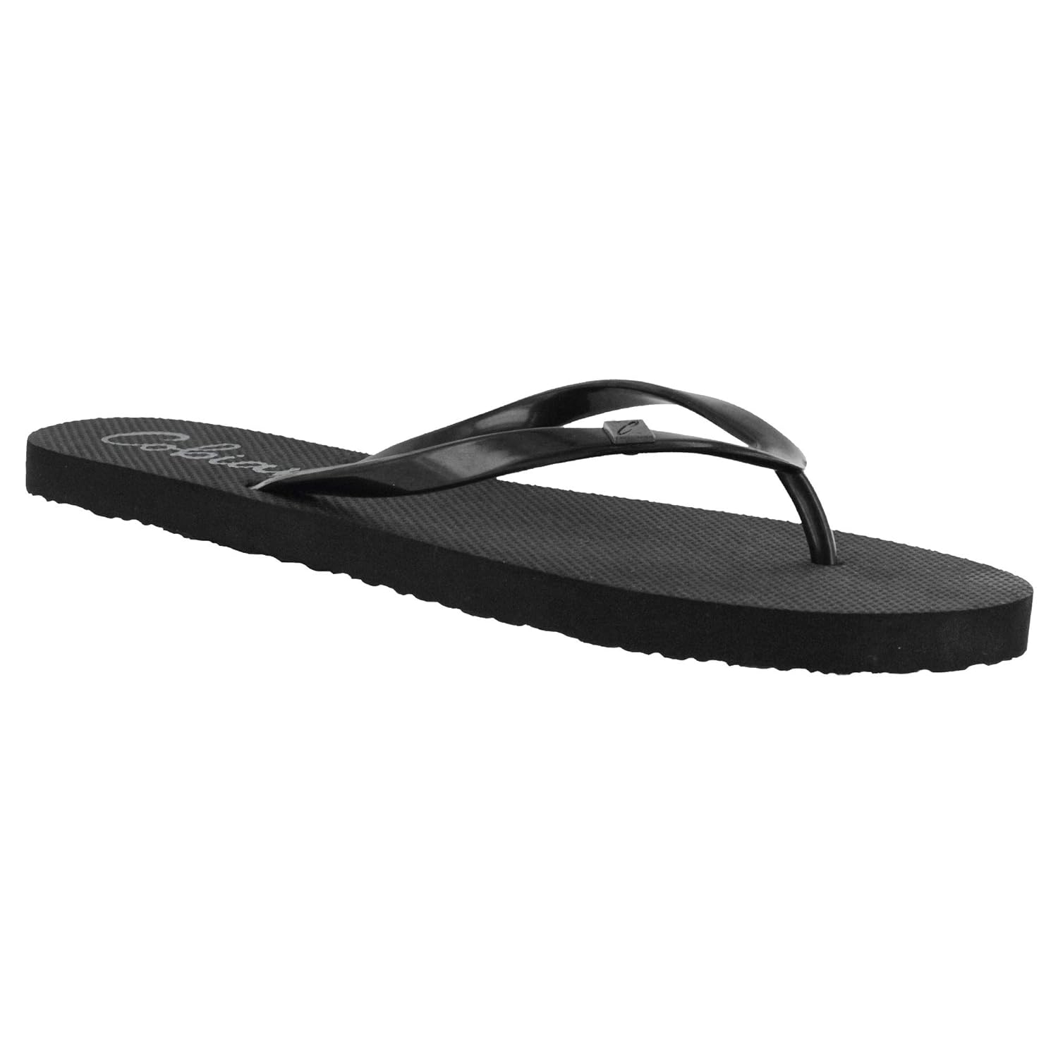 cobian black flip flops