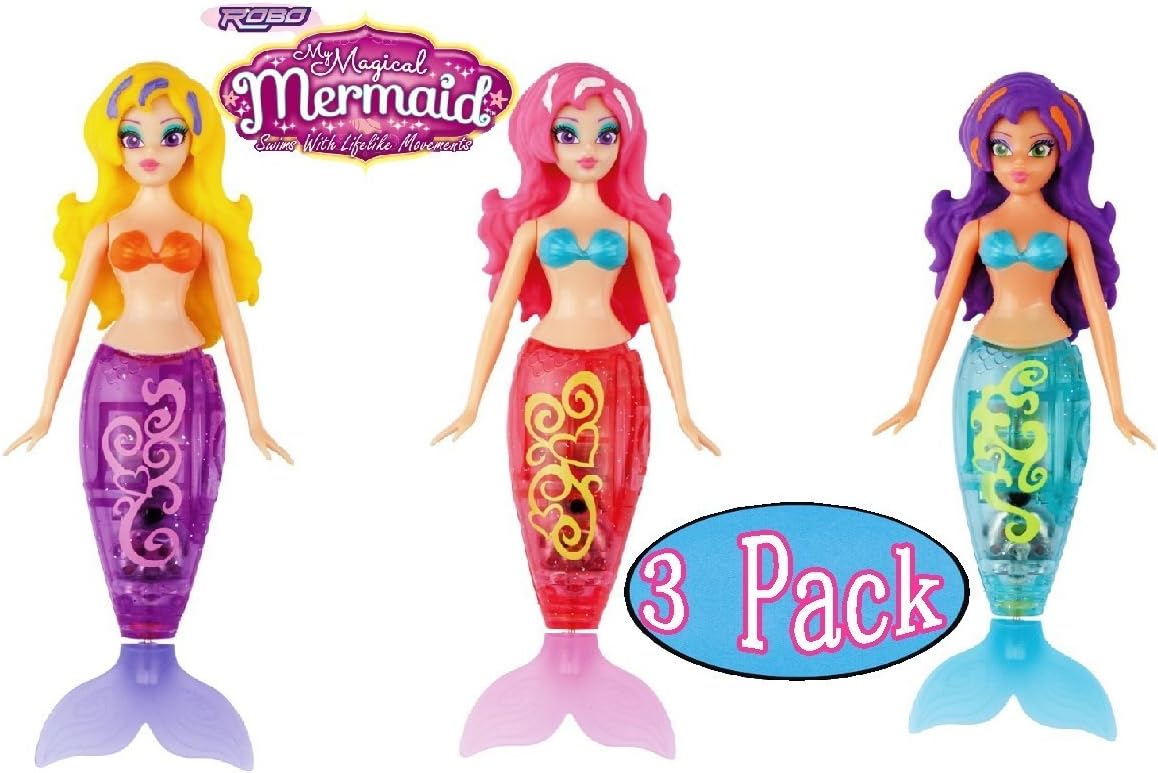My Magical Mermaid Dolls 3 Pack Gift Set Bundle - Includes Corissa, Shelly & Pearl