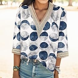 Cheifay Wowomens Vest 3/4 Sleeve Shirts for Women