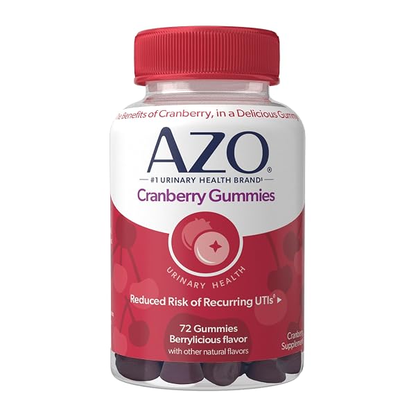 AZO CRANBERRY URINARY TRACT HEALTH GUMMIES DIETARY SUPPLEMENT,...
