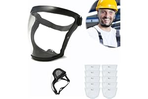 SANDNE Tooltekt Anti-Dust & Fog-Free Face Shield, Tooltekt Dust Mask, Tooltekt Protective Full Face Shield, Face Shield for G