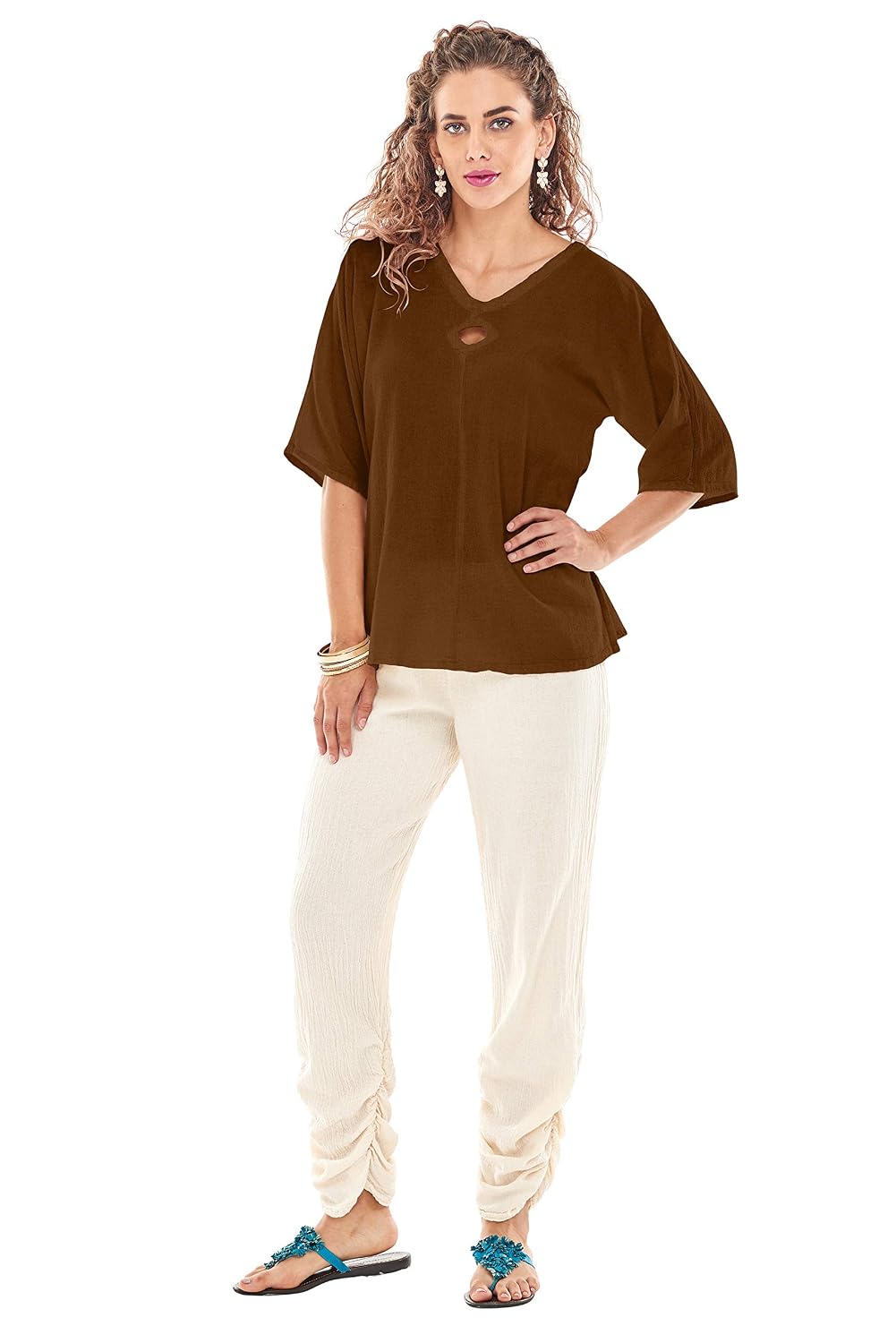 Oh My Gauze Womens Coco Blouse Tops 