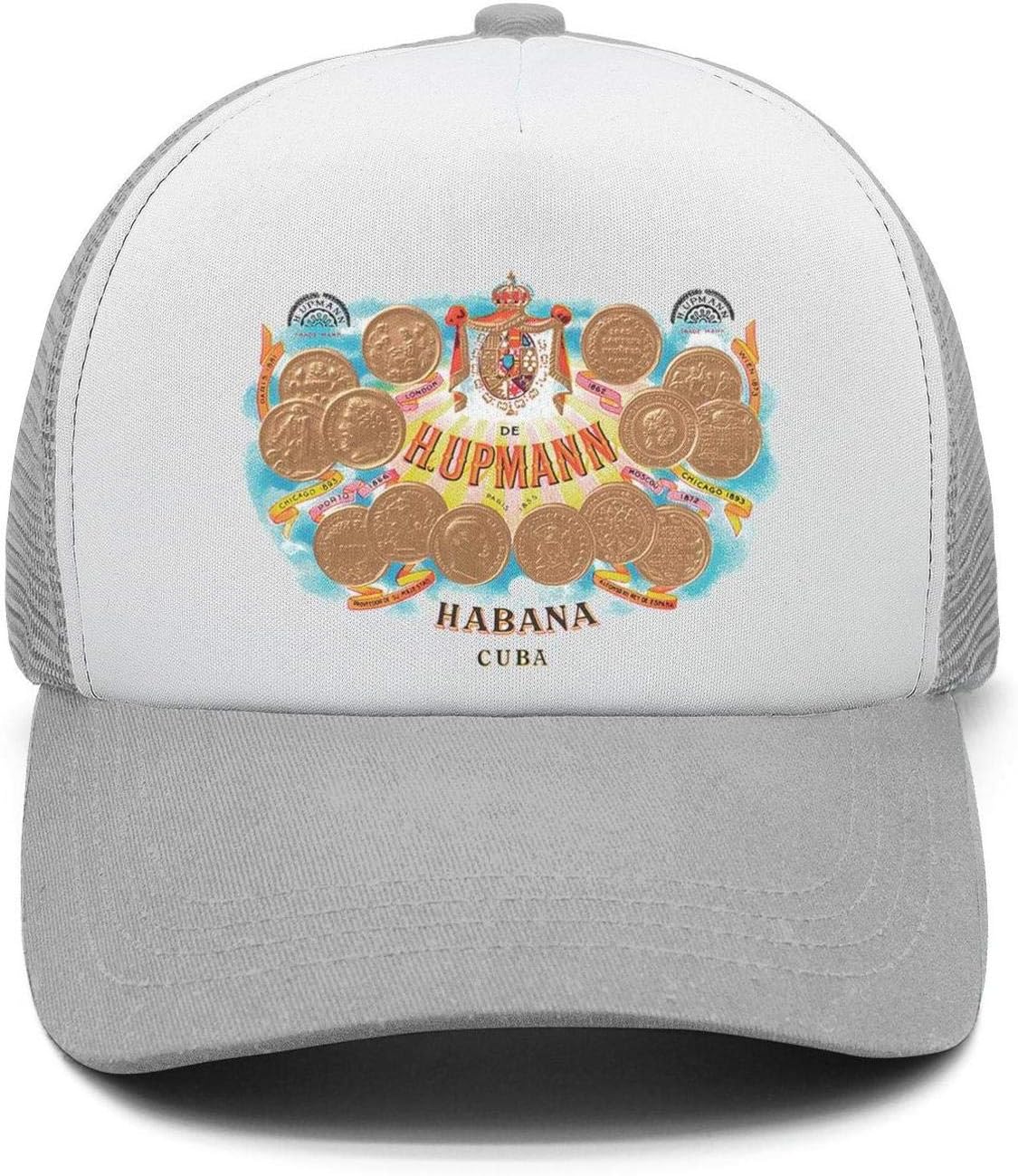 LSHOEJFVG Unisex Womens Flat Hipster Hat Adjustable Mesh Captain Cotton Baseball Cap