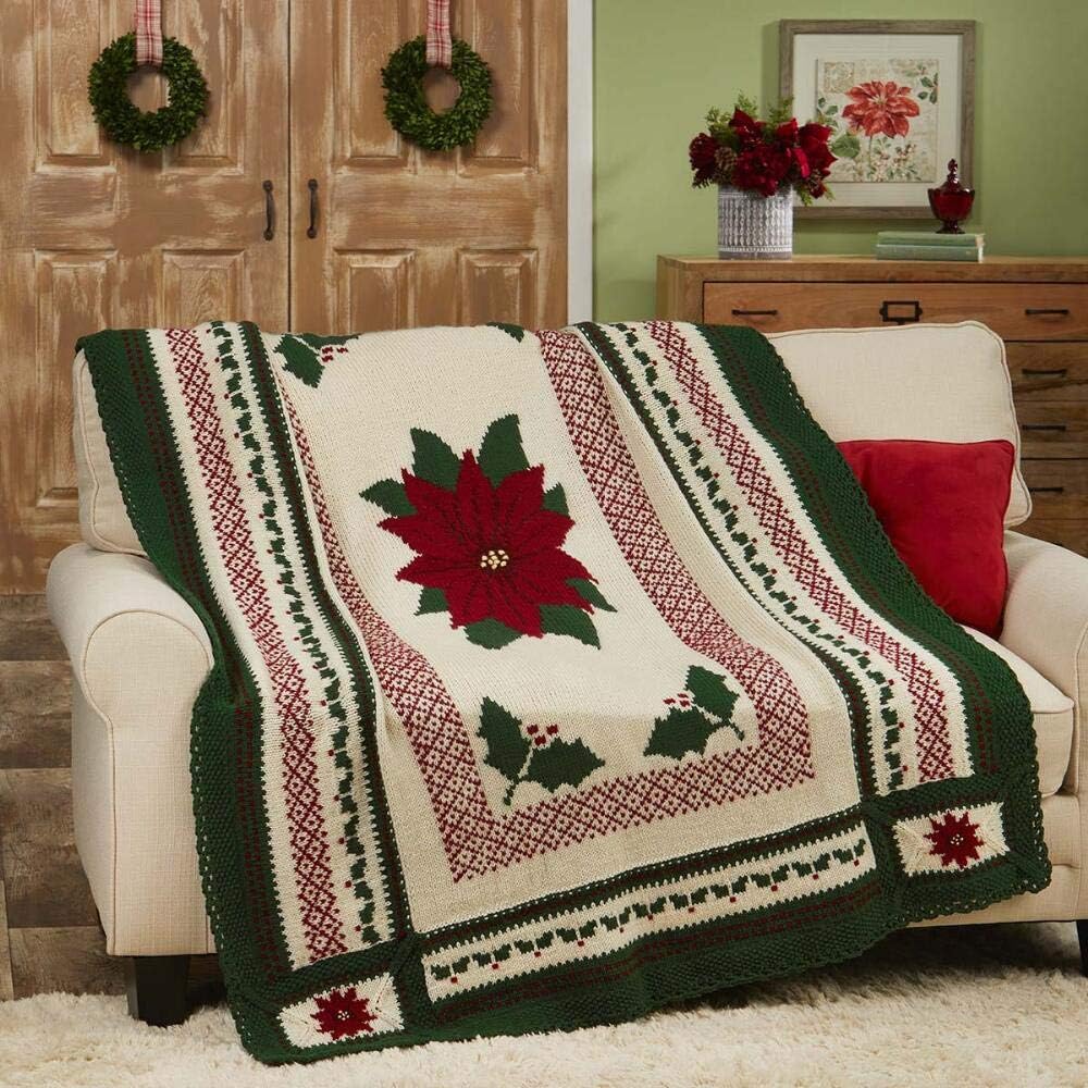 Herrschners Festive Afghan Kit