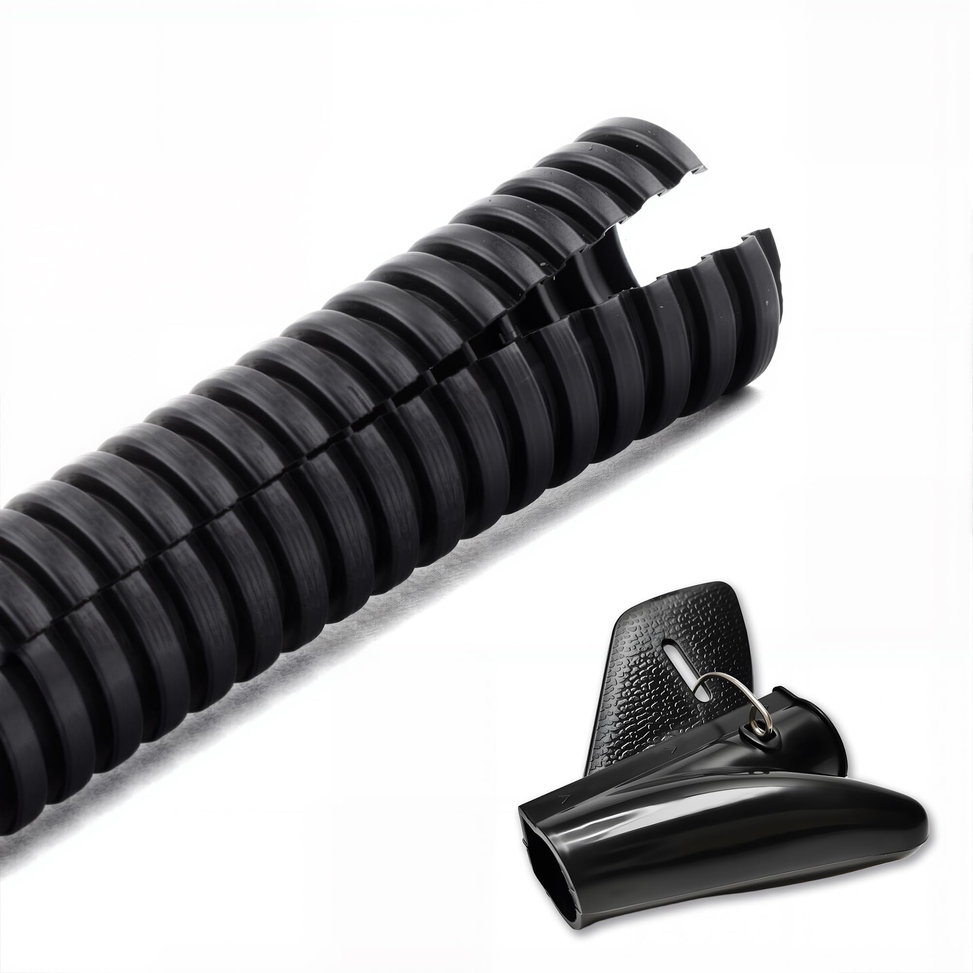 ZhiYo 10FT 1” Wire Loom Split Tubing Auto Wire Conduit Flexible Cover