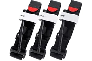 JUSAID Tourniquet, 3 Pack - The Fastest, Safest, Most Effective Combat Hemostatic Control Single-Handed Application for Military Tactical First Aid Medical Battle Tourniquets