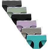 Boboking Teen Girl's Cotton Period Panties Big Girls Breathable Briefs Women Underwear