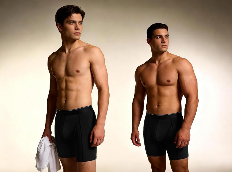 Calzoncillos Hombre Boxer Algodon,A:Negro 3,M