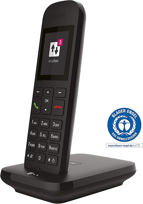 Telekom Sinus 12 In Black Landline Telephone Wireless Amazon De Elektronik