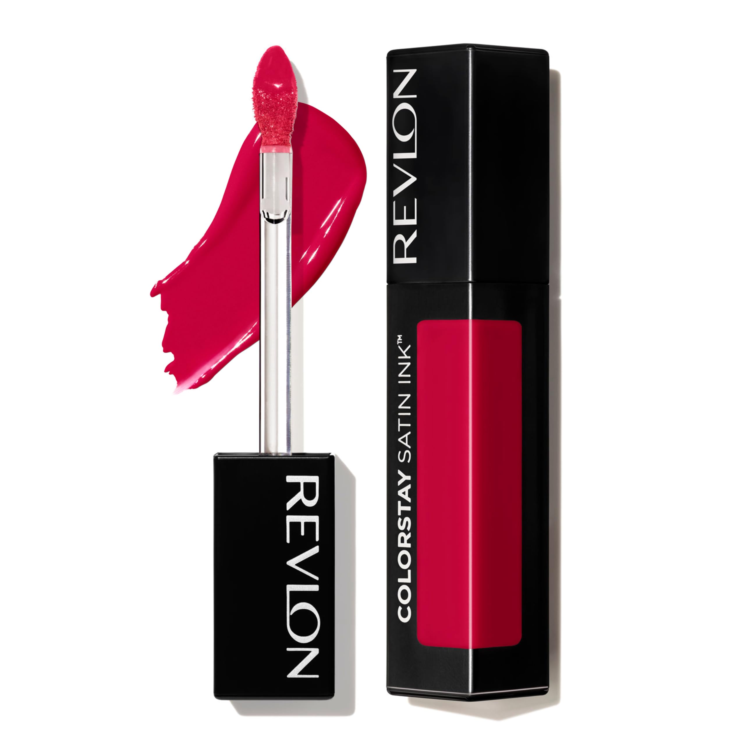 Revlon ColorStay Satin Ink Liquid Lipstick, Longwear Rich Lip Colors, Formulated with Black Currant Seed Oil, 020 On a Mission