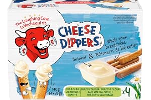 The Laughing Cow Fromagerie Bel - Cheese DIPPERS Pack (4X35g), 140 Grams