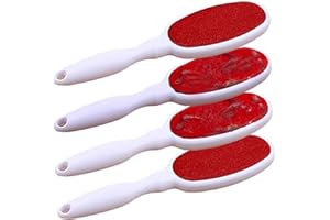 ZELTAUTO 4 Pack Magic Lint Brush,Dual Sided Reusable Lint Removal Brush for Clothes Pet Hair Couch Carpet Furniture