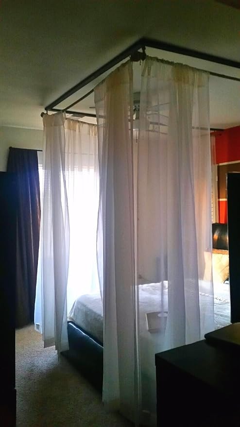 Amazon Com Custom Made Wood Trim Ceiling Canopy 4 Corner Post Bed