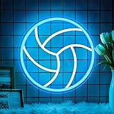 Volleyball Neon Sign, Led Volleyball Sport Neon Light Sign,Powered by USB Neon Sign for Wall Decor, Dimmable LED Neon Signs for Living Room Bedroom Man Cave Home College Club Shop